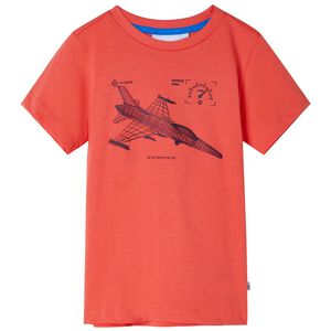 Kindershirt 92 lichtrood