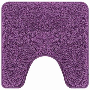 vidaXL Antislip Badmat met Toilet Cut Paars 50 x 50 cm PP