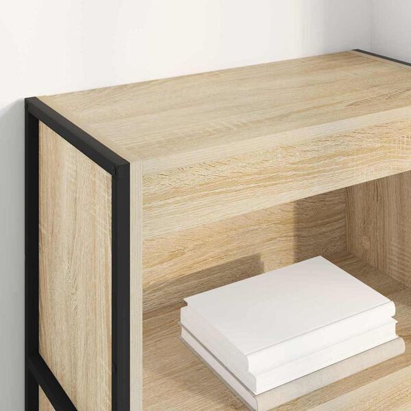 vidaXL Boekenkast Sonoma 80 x 30 x 155 cm Bewerkt hout