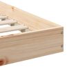 vidaXL Bedframe Bruin 150 x 200 cm Massief grenenhout