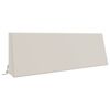vidaXL Rugkussen SOEST 100% Polyester Wit 120 x 20 x 40 cm