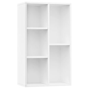 vidaXL Boekenkast/dressoir 50x25x80 cm bewerkt hout wit