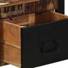 vidaXL Nachtkastjes 2st 40x35x25cm massief gerecycled hout meerkleurig