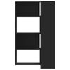 vidaXL Boekenkast 4-laags hoek 85x85x140 cm bewerkt hout zwart