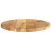 vidaXL Tafelblad rond &Oslash; 50x2,5 cm massief ruw mangohout