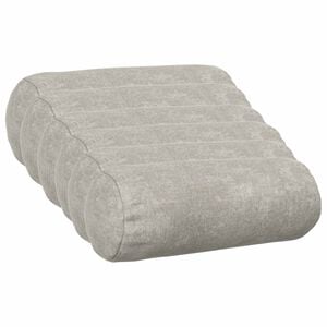 vidaXL Kussensloop 6 st HEERLEN Lichtgrijs &Oslash; 15 x 40 cm Chenille Stof