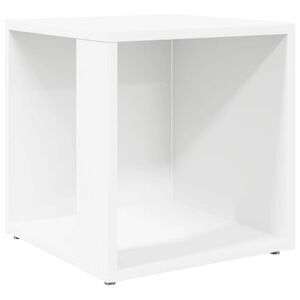 vidaXL Bijzettafel 33x33x34,5 cm bewerkt hout wit