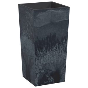 vidaXL Plantenbak uitneembare bak beton-look 11/26,5 L PP antraciet