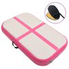 vidaXL Gymnastiekmat met pomp opblaasbaar 60x100x20 cm PVC roze