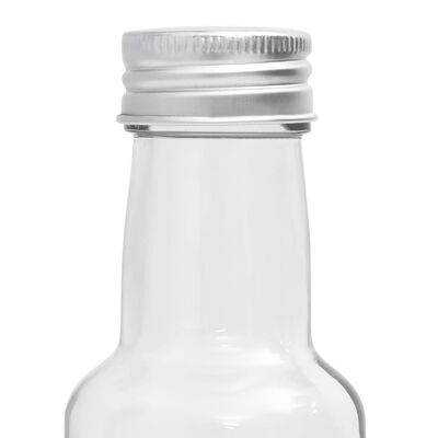 vidaXL Flessen met schroefdop 10 st 260 ml glas