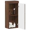vidaXL Badkamer wandkast met plank TULUM Bruin Eiken 37 x 24,5 x 86 cm