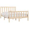 vidaXL Bedframe massief hout 140x190 cm