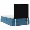 vidaXL Opslag bed met matras met matras Blauw 120 x 190 cm Fluweel