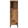 vidaXL Badkamermeubelset met plank 3 pcs Oud hout Bewerkt hout