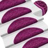 vidaXL Trapmatten 15 st 56x17x3 cm Violet Halfrond