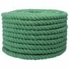vidaXL Katoenen Touw 20 mm 25 m Groen 100% Katoen