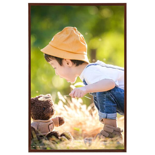 vidaXL Fotolijsten 3 st voor wand of tafel 70x90 cm MDF bronskleurig