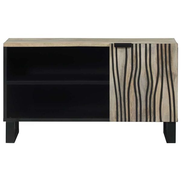 vidaXL TV Eenheden Wit 80 x 33 x 46 cm Bewerkt hout