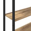 vidaXL Boekenkast Artisan Eiken 60 x 24 x 161 cm Bewerkt hout