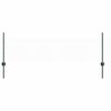 vidaXL zeshoekig gaasgek met palen 100 x 0,5 m PVC-Coated Staal Groen