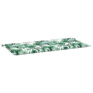 vidaXL Stoel Pad Oxford Stof Bladpatroon 100 x 50 x 3 cm