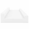 vidaXL Wandschappen 4 st 40x9x3 cm wit