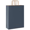 vidaXL Papieren zakken 250 st met hengsels 32x12x42 cm blauw