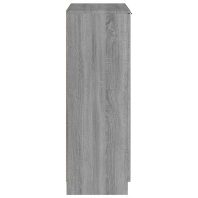 vidaXL Schoenenkast 59x35x100 cm bewerkt hout grijs sonoma eikenkleur