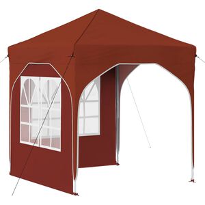 vidaXL Pop-up partytent 192 x 192 x 245 cm Terracotta