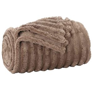 vidaXL plaid Camel 200 x 150 cm 0.8 kg Fleece