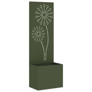 vidaXL Tuin Privacy Screen Fretwerk Olijfgroen 50 x 32 x 150 cm