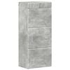 vidaXL Badkamer wandkast TULUM Beton Grijs 37 x 24,5 x 86 cm