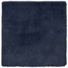 vidaXL Hoogpolig vloerkleed NAVARRA 200x200 cm polyester marineblauw