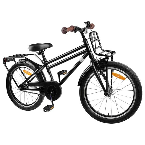 vidaXL Kinderfiets 20 Inch voor 6-11 jaar oud Zwart