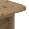 vidaXL Wandtafel Artisan Eiken 93 x 40 x 75 cm Bewerkt hout
