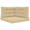 vidaXL Buiten bankkussen Polyester Beige 80 x 80 x 8 cm