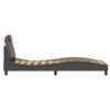 vidaXL Bedframe "Viana" met LED zonder matras grijs 90x200 cm