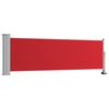 vidaXL Tuinscherm uittrekbaar 80x300 cm rood