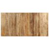 vidaXL Eettafel 200x100x76 cm ruw mangohout