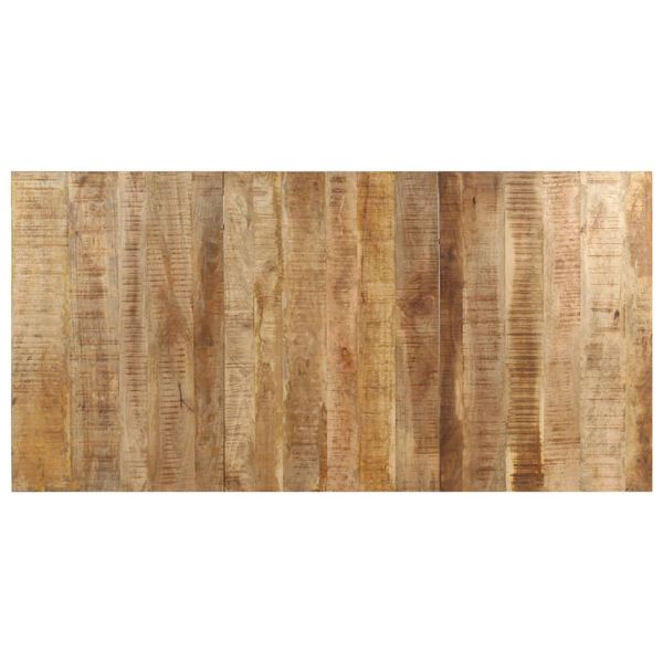 vidaXL Eettafel 200x100x76 cm ruw mangohout