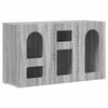 vidaXL Dressoir ELST Grijs Sonoma 100 x 35 x 59 cm Bewerkt hout