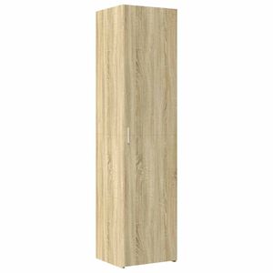 vidaXL Hoge kast 45x42,5x185 cm bewerkt hout sonoma eikenkleurig