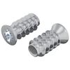 vidaXL Bout 2 pcs Zilver M6 x 12 mm IJzer