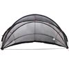 vidaXL Pooldome Zwart 336 x 322 x 160 cm 185T polyester met PU-coating