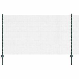 vidaXL gelast draadhek met palen 10 x 1,4 m PVC-Coated Staal Groen