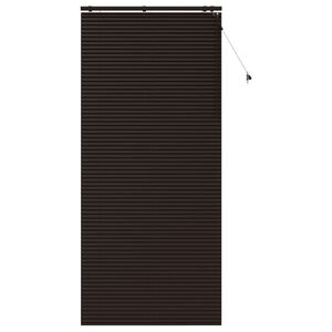 vidaXL Venetiaanse jaloezie Donkerbruin 115 x 250 cm 35 mm