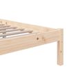 vidaXL Bedframe zonder matras massief hout 120x200 cm