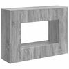 vidaXL Wandtafel Grijze Sonoma 101 x 29 x 74 cm Geconstrueerd hout
