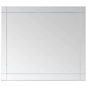 vidaXL Wandspiegel 100x60 cm glas