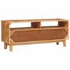 vidaXL Opslagkasten Bruin 110 x 30 x 45 cm Massief Mango Hout